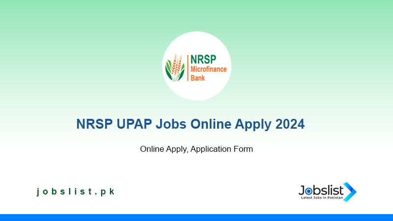 NRSP UPAP Jobs Online Apply 2024