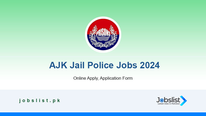 AJK Jail Police Jobs 2024 Online Apply
