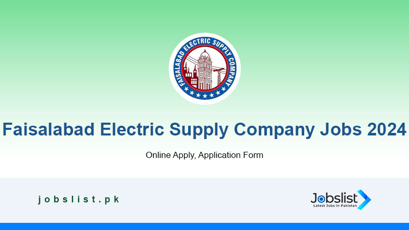Faisalabad Electric Supply Company Jobs 2024
