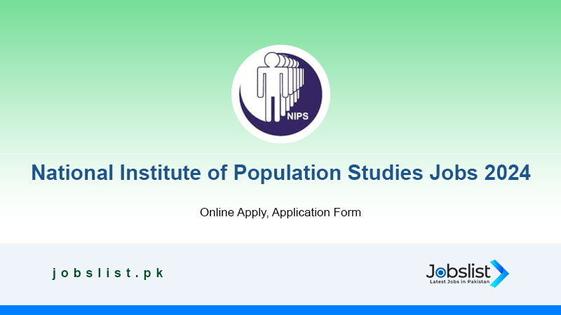 National Institute of Population Studies Jobs 2024