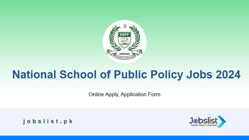 National School of Public Policy Jobs 2024