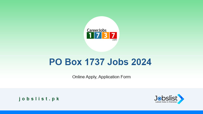 PO Box 1737 Jobs 2024 Apply Online