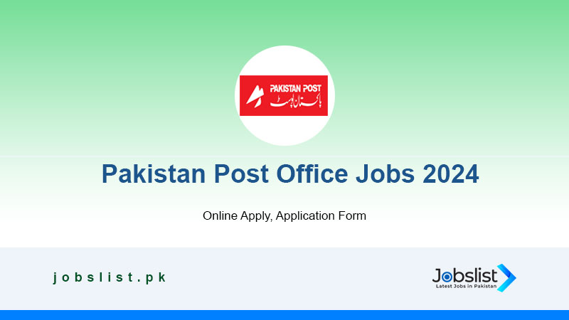 Pakistan Post Office Jobs 2024 Apply Online