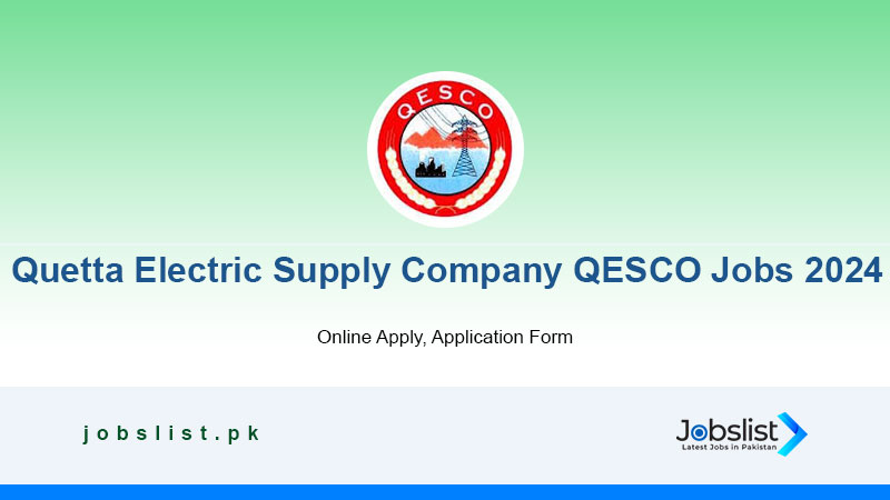 Quetta Electric Supply Company QESCO Jobs 2024 Apply Online